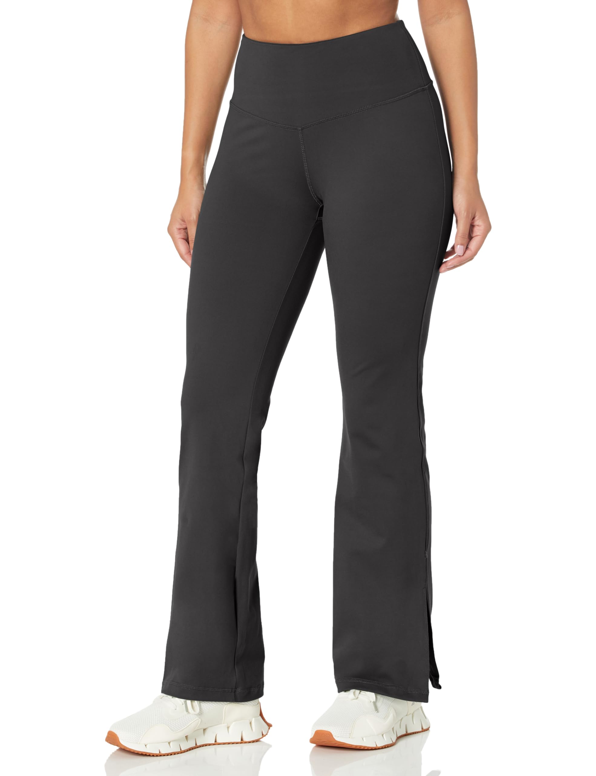 Danskin Women's Stretch Flare Yoga Pants for Comfortable Fitness Wear at Home or Gym | High Waisted, Breathable, Smooth